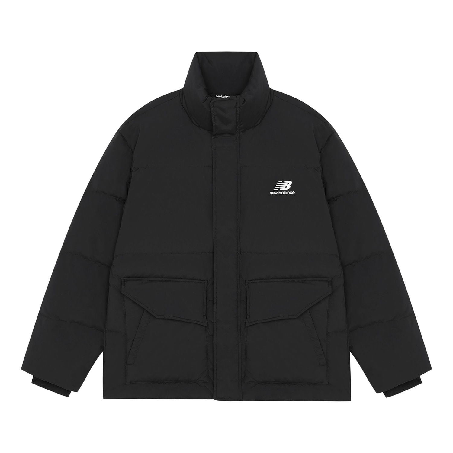 Prešívaná bunda New Balance Warm Print Jacket Čierna | AMJ14309-BK, 0