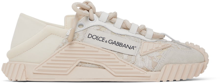 Tenisky a topánky Dolce & Gabbana Beige NS1 Sneakers Béžová | CK1837 AX372, 0