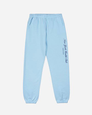 Tepláky Sporty & Rich NY Health Club Flocked Sweatpant Modrá | SW843HO, 0