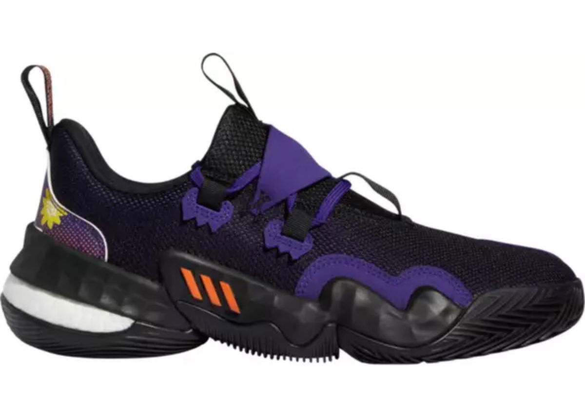 Tenisky a topánky adidas Originals Trae Young 1 Black Purple Orange Fialová | GZ4627, 0