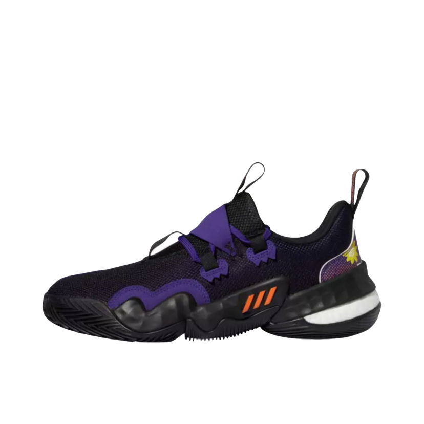 Tenisky a topánky adidas Originals Trae Young 1 Black Purple Orange Fialová | GZ4627