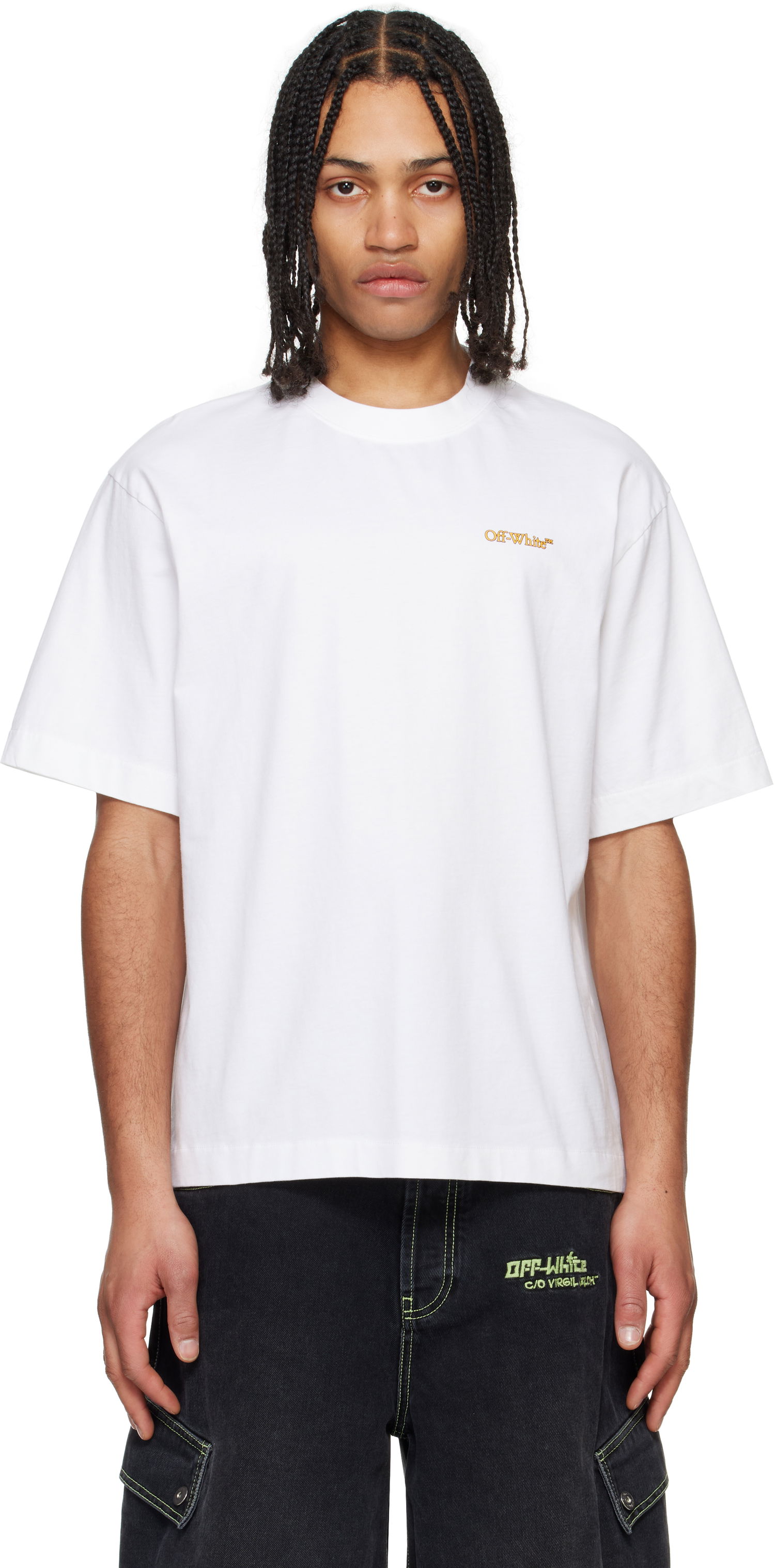 Tričko Off-White Off-White Tape Arrow T-Shirt Biela | OMAA120S25JER00D0122, 0