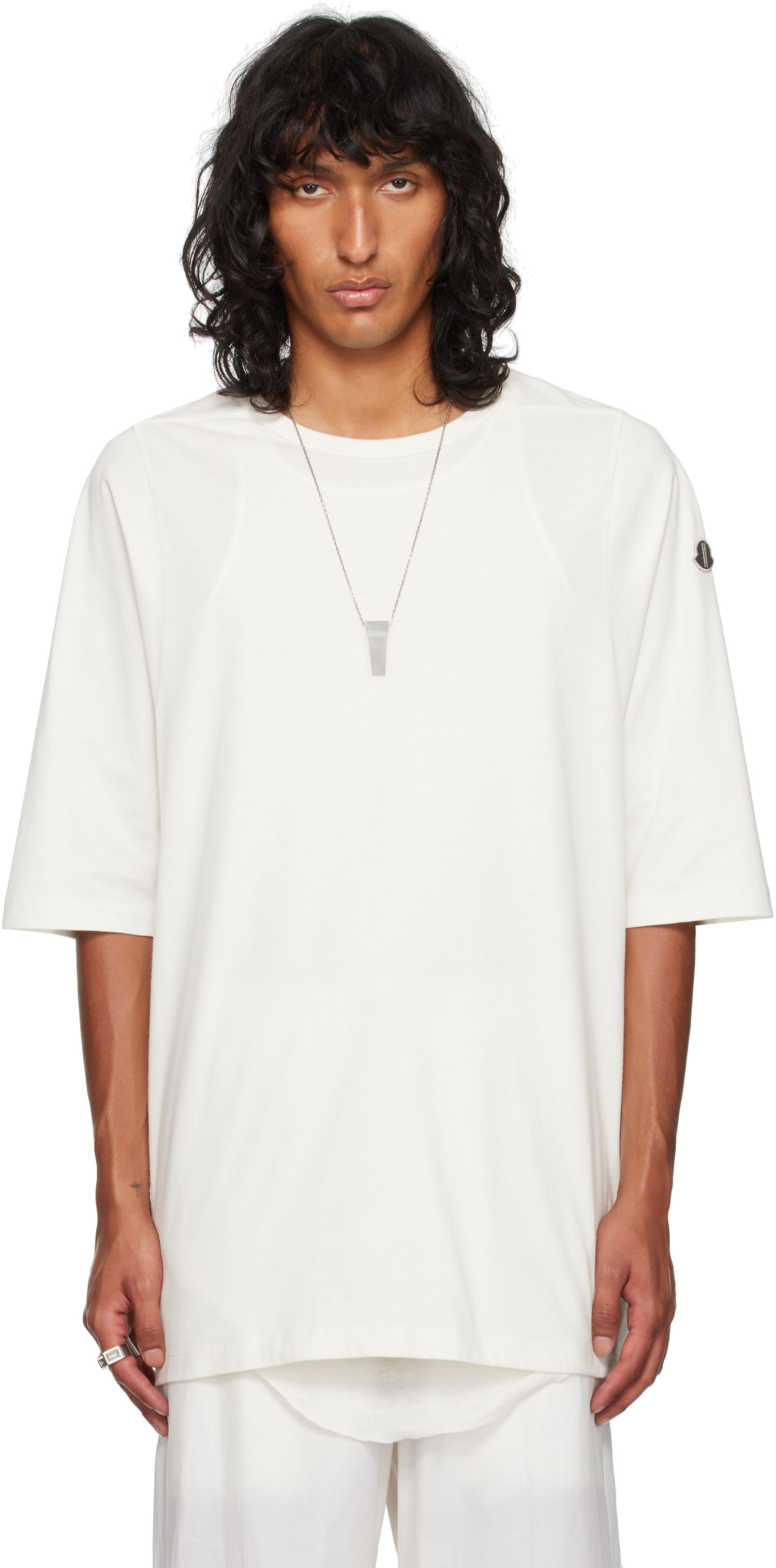 Tričko Rick Owens Organic Cotton T-shirt Biela | MU02D8C01 M4630, 0