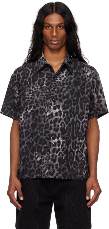 Košeľa Andersson Bell Andersson Bell Leopard Print Shirt Čierna | atb1277m, 0