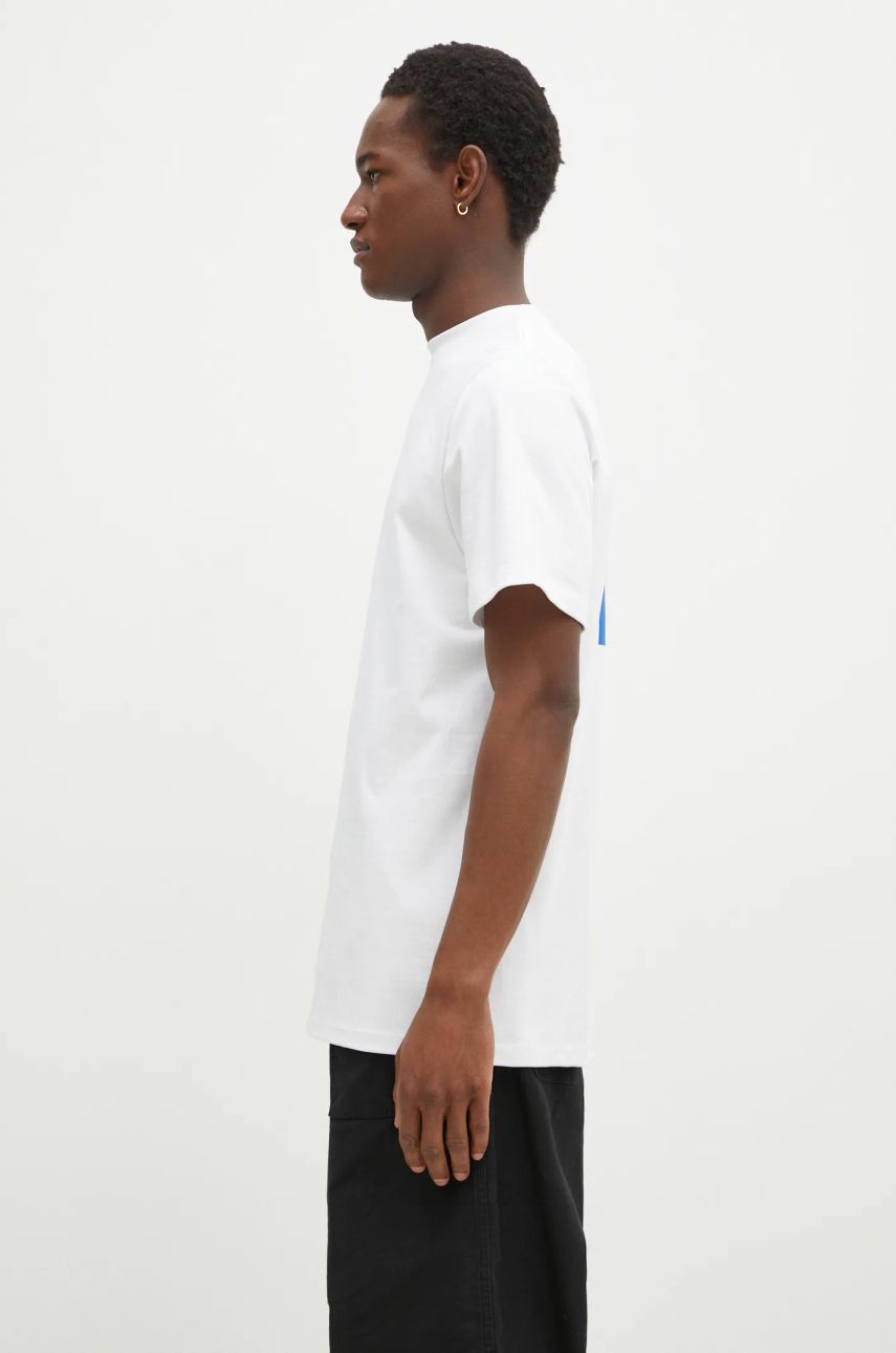 Tričko WOOD WOOD Wood Wood Mela Mask T-Shirt Biela | 12432503.2106, 1