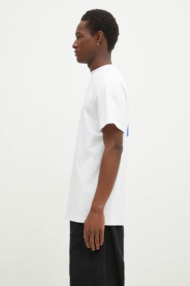 Tričko WOOD WOOD Wood Wood Mela Mask T-Shirt Biela | 12432503.2106, 1