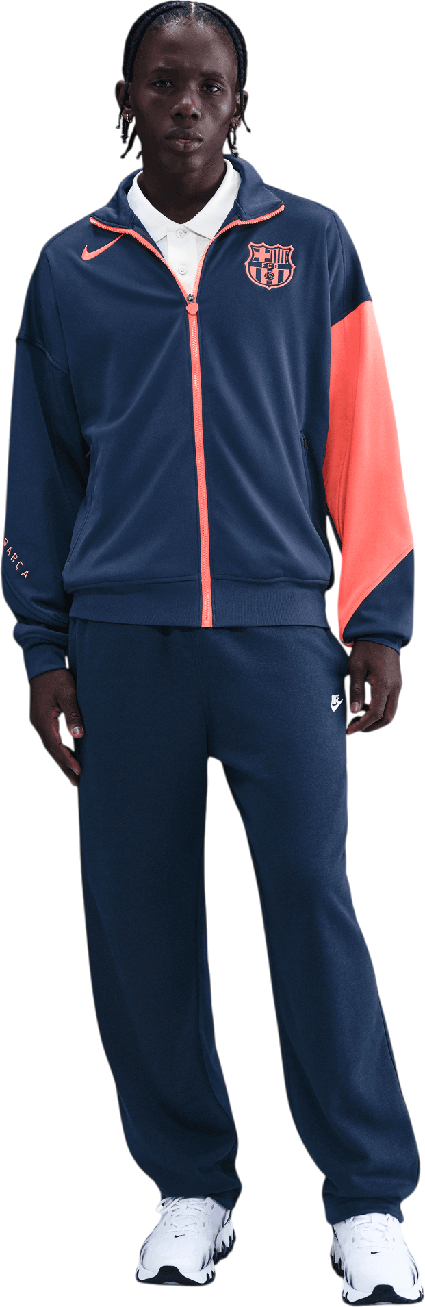 Bunda Nike FC Barcelona Dri-FIT Total 90 Soccer Anthem Jacket Navy | hm3434-410, 1