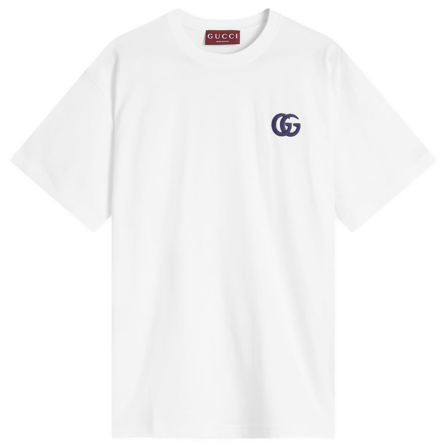 Tričko Gucci Men's Gucci Embroidered Logo T-Shirt, Size Large Biela | 796395-XJG55-9692, 0