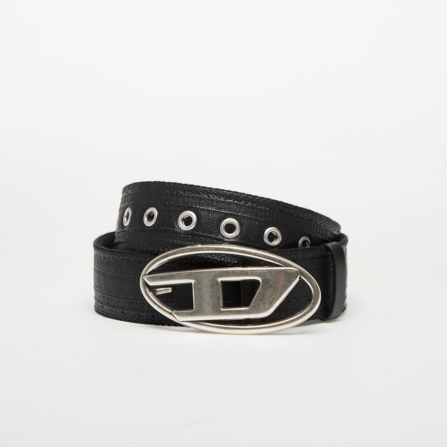 Opasok Diesel Diesel Oval D Logo B-1Dr Tape Belt Čierna | X10022_P6708 Black, 0