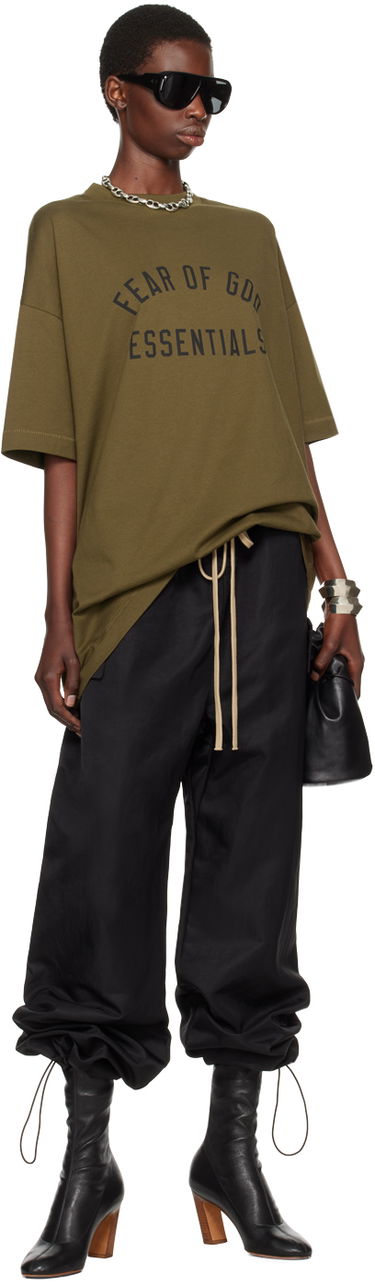 Tričko Fear of God Fear of God Essentials Crewneck T-Shirt Zelené | 125BT244194F, 4