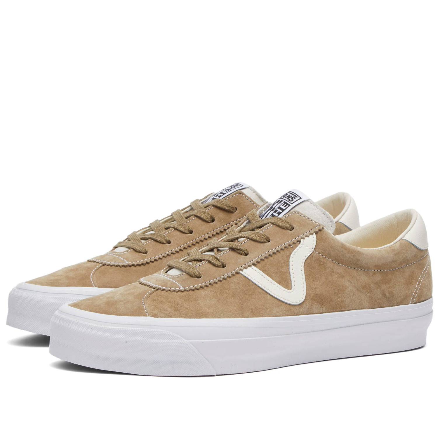 Tenisky a topánky Vans Men's Sport 73 Sneakers in Lx Pig Suede Olive, Size UK 10 | END. Clothing Béžová | VN000CQBOLV, 0