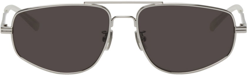 Slnečné okuliare Bottega Veneta Navigator Sunglasses Metalická | BV1125S-003, 0