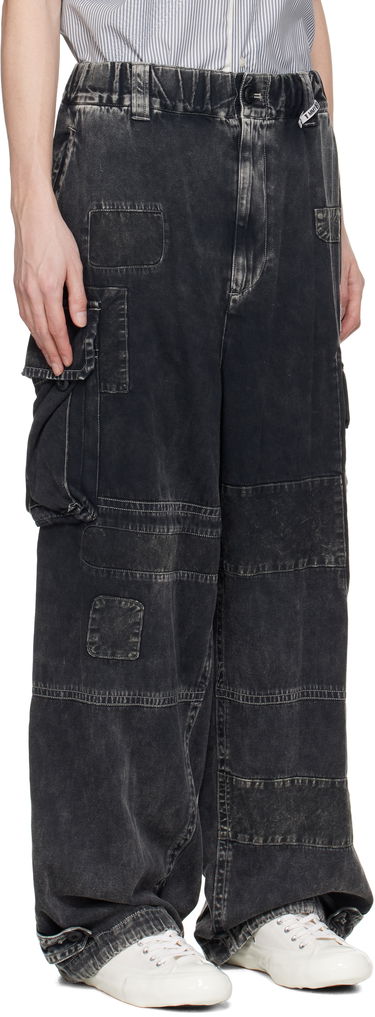 Cargo nohavice Maison MIHARA YASUHIRO MIHARA YASUHIRO Repair Cargo Pants Zelené | A14PT053, 4