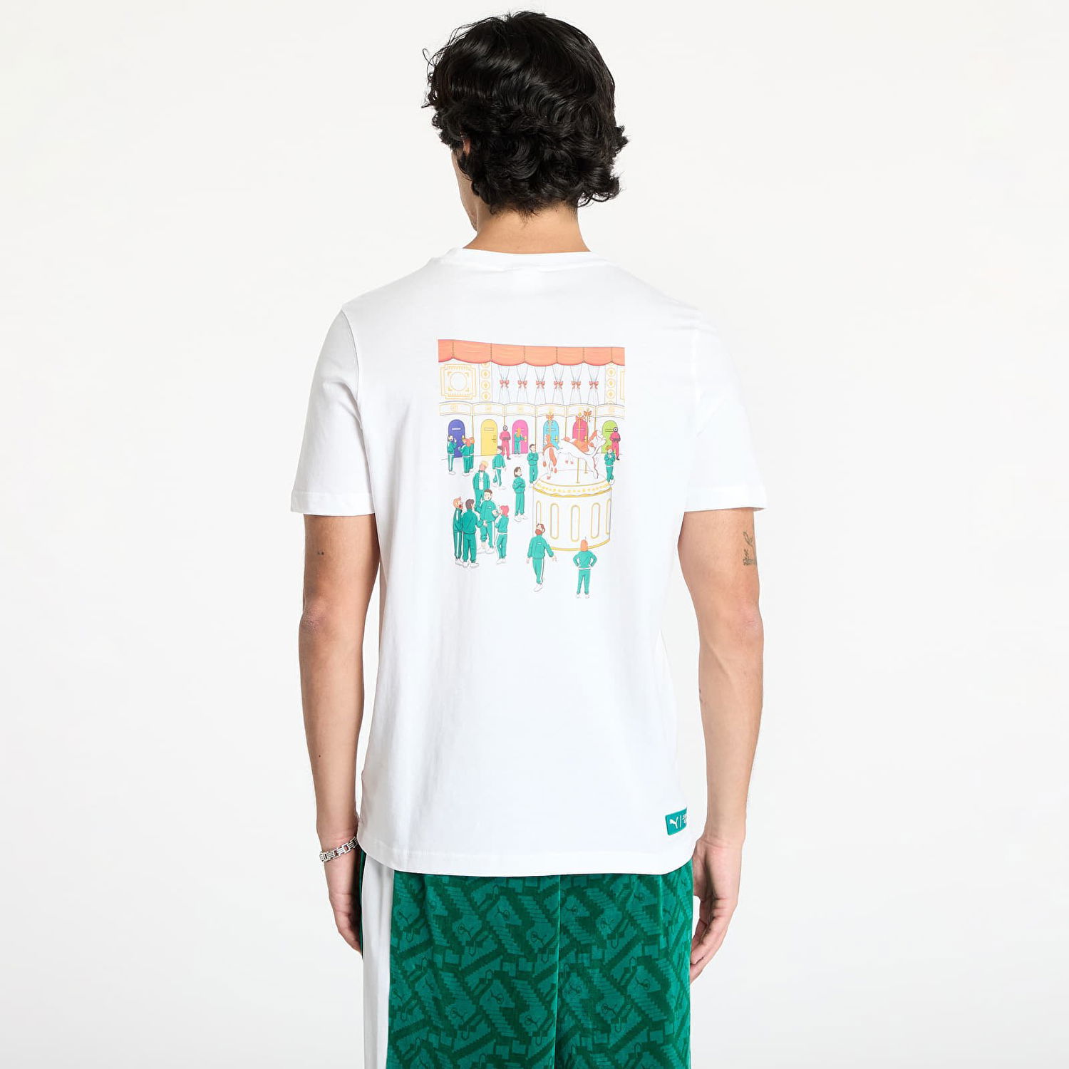 Tričko Puma x Squid Game T-Shirt Biela | 627426-02, 1
