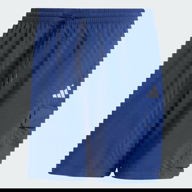 Šortky adidas Performance Essentials Small Logo Cargo Shorts with Logo Modrá | JF3532, 4