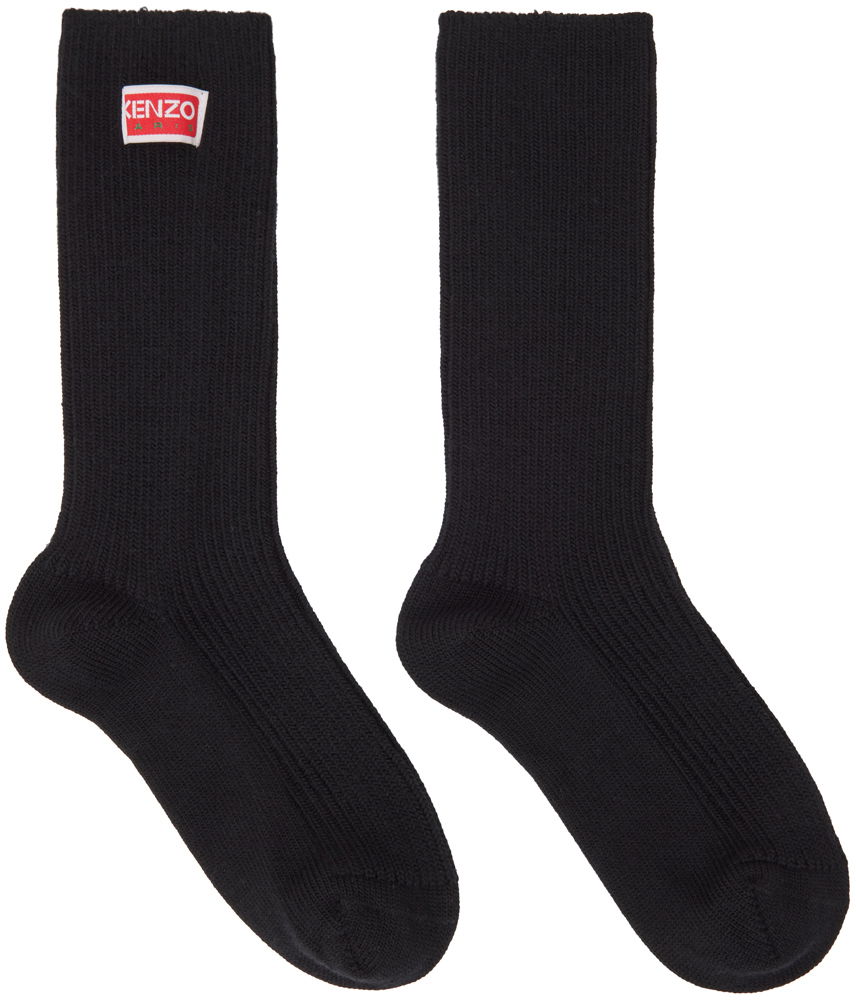 Ponožky KENZO Paris Tag Socks Čierna | FD68SU180KSA, 0