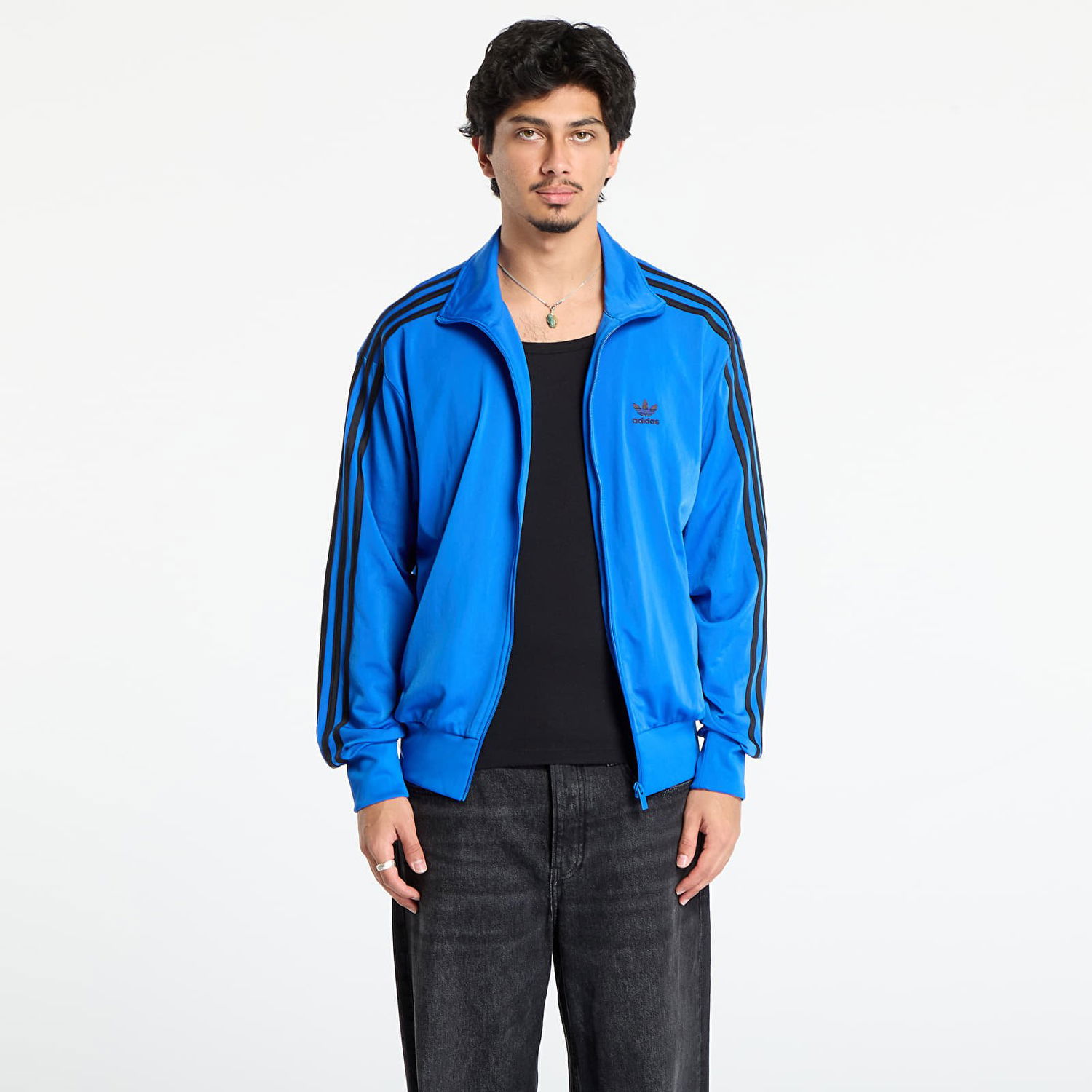 Bunda adidas Originals Adicolor Classics Firebird Track Top Modrá | JY1345, 0
