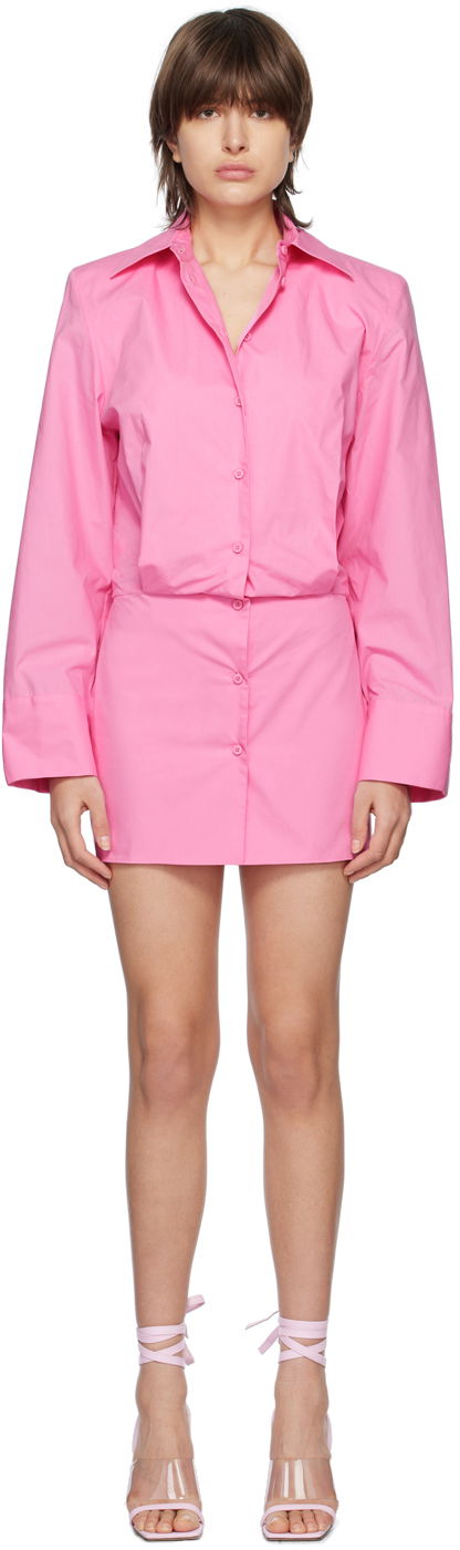 Attico Margot Mini Shirt Dress
