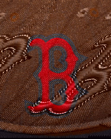 Šiltovka New Era Boston Red Sox Three Looms x MLB Wool Pinstripe 9FIFTY Cap Hnedá | IY70 TAN, 6