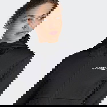 Bunda adidas Performance Terrex Xperior Light Fleece Hooded Jacket Čierna | IB1823, 6