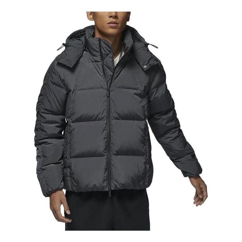 Prešívaná bunda Jordan Therma-FIT Men's Hooded Puffer Jacket Čierna | FV7220-060