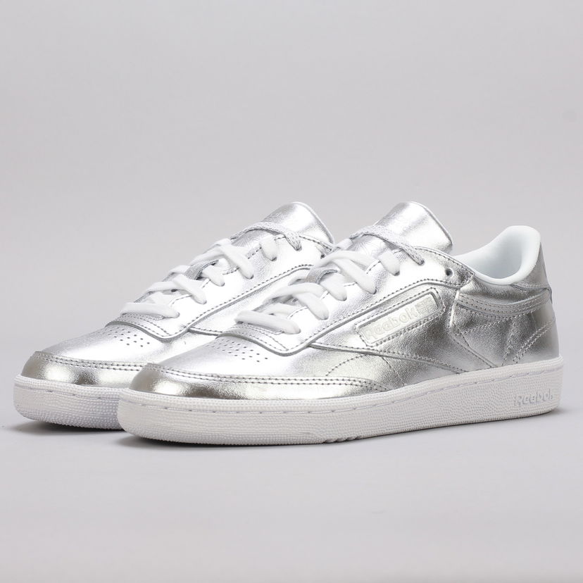 Tenisky a topánky Reebok Club C 85 S Shine Metalická | CM8686