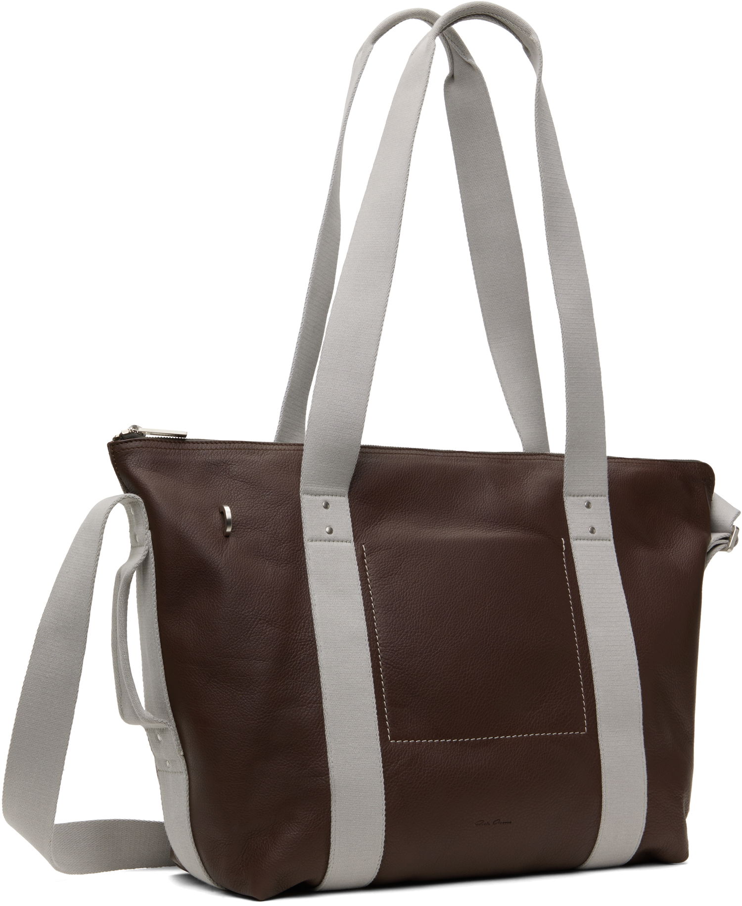 Tote bag Rick Owens Rick Owens Hollywood Trolley Tote Hnedá | RA01E0661 LCN, 1