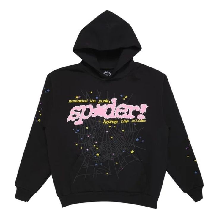 Mikina Sp5der SP5DER Punk V2 Hoodie Čierna | SP5D0126, 0