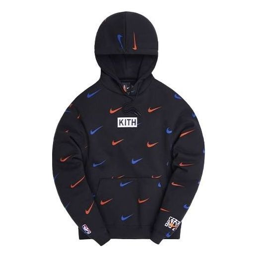Mikina KITH New York Knicks AOP Hoodie by KITH Čierna | NKCZ1749-010