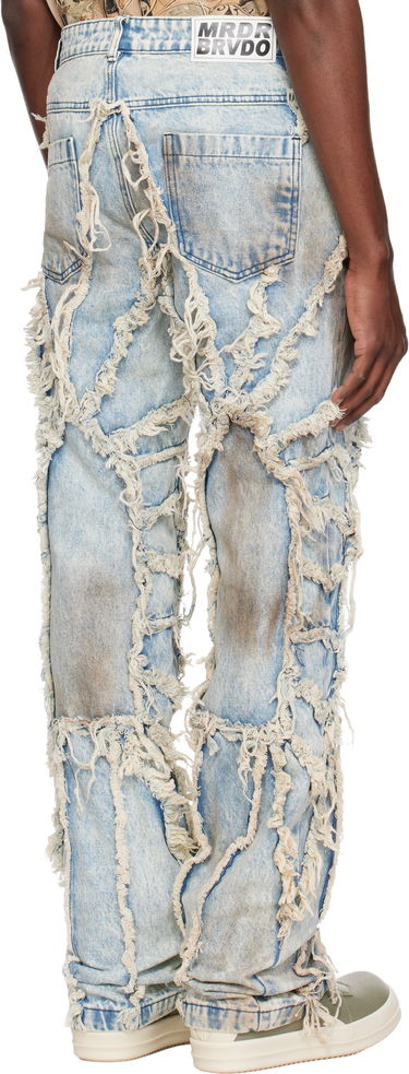 Džínsy Who Decides War Who Decides War Window Ray Shredded Jeans Modrá | 1121190009SS25, 2
