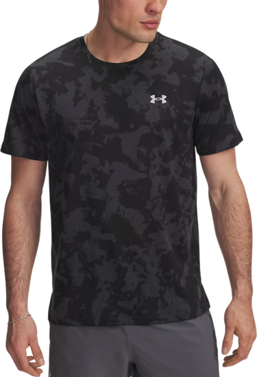 Tričko Under Armour Under Armour UA Launch Printed Short Sleeve T-Shirt Čierna | 6006110-016, 0