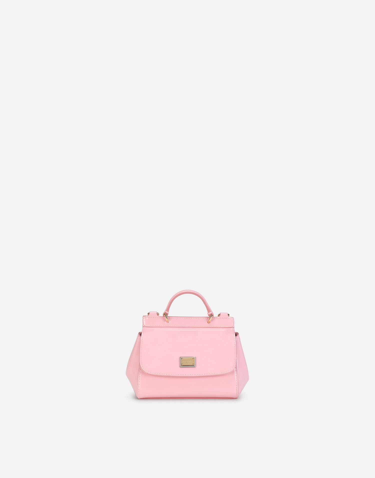 Kabelka Dolce & Gabbana Dolce & Gabbana Mini Sicily Patent Leather Bag Ružová | EB0003A106780416, 0
