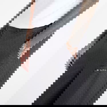 Nohavice Umbro Formal Pinstriped Wide-Leg Pants Šedá | UBMW0337FA212 GRY0003, 1