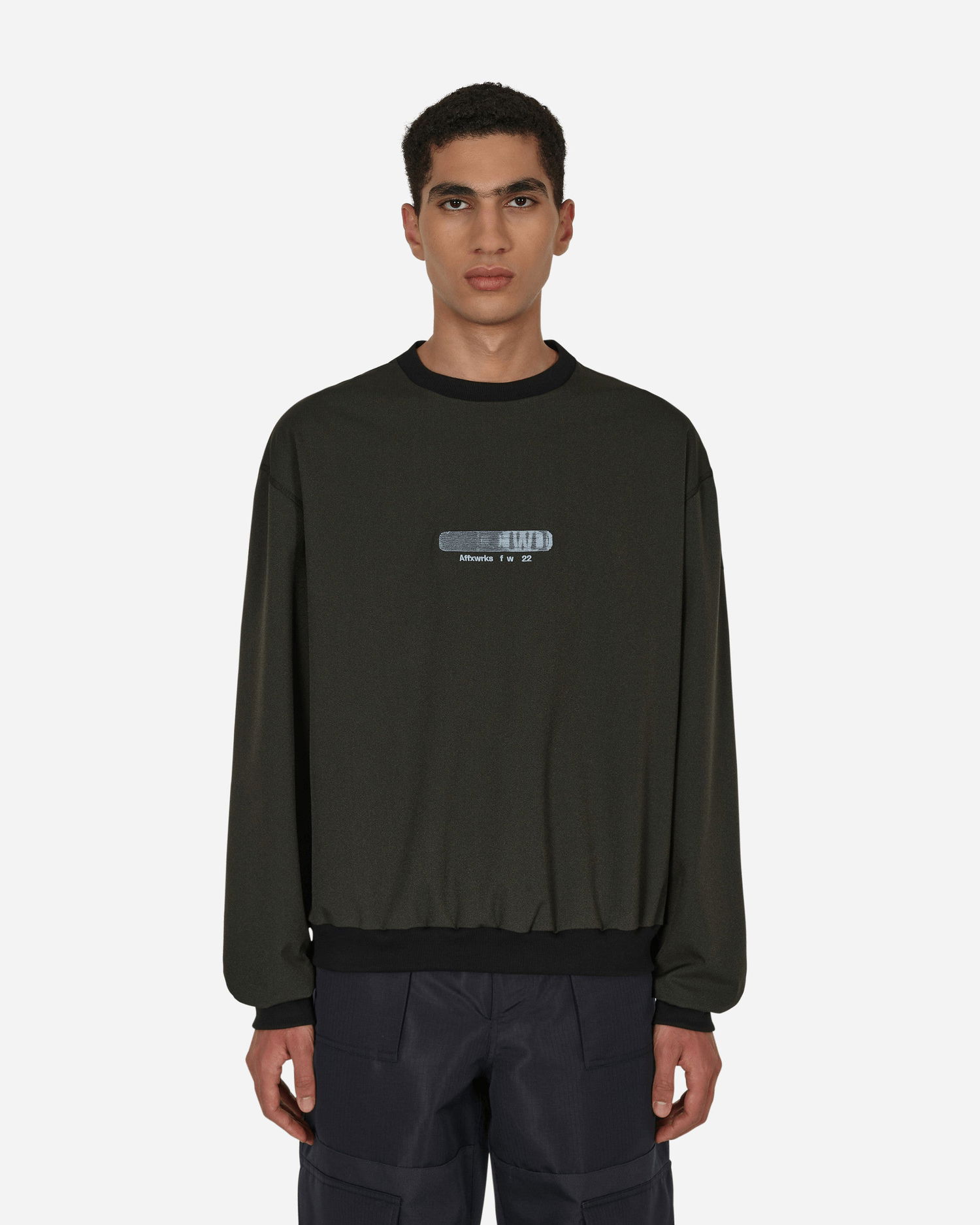 Mikina AFFXWRKS Spirit Crewneck Čierna | FW22ML01 CASTBROWN, 1