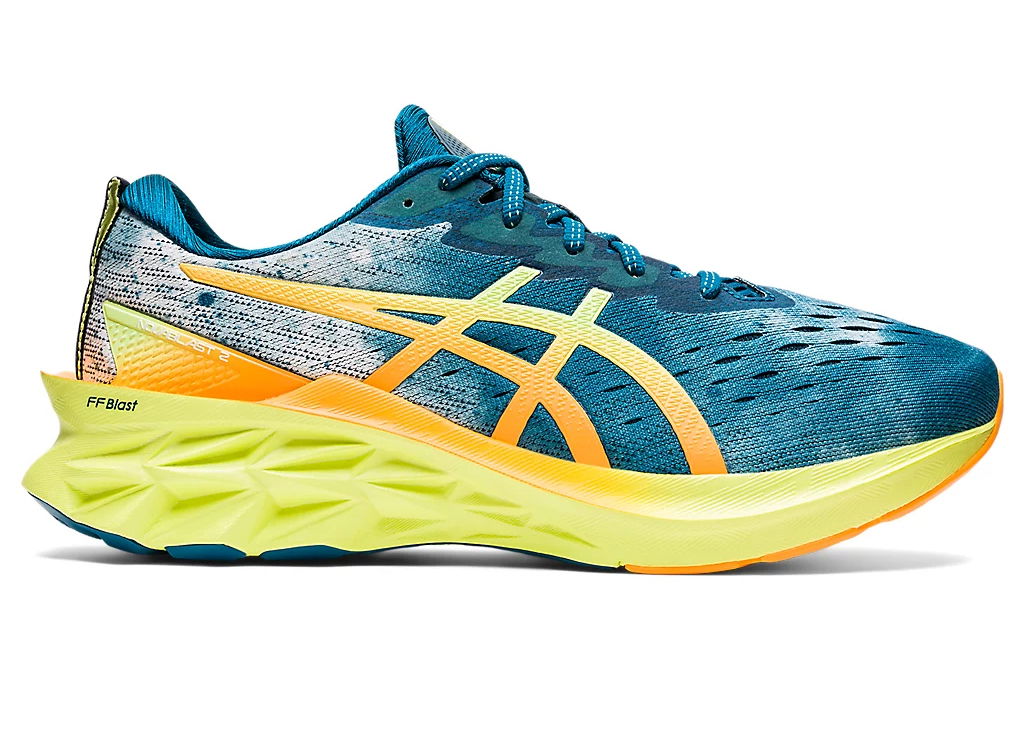 Tenisky a topánky Asics Novablast 2 Deep Sea Teal Glow Yellow Navy | 1011B445-400, 0