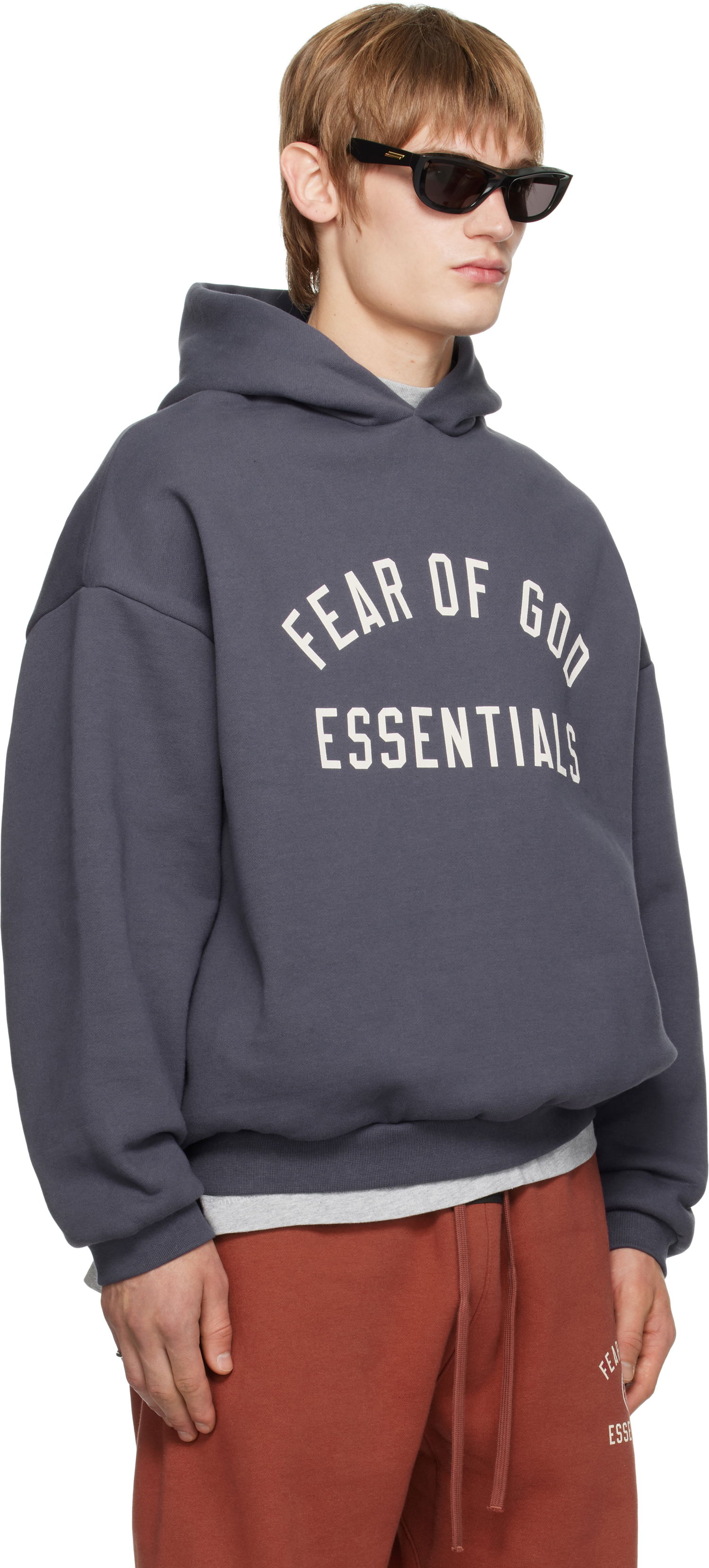 Mikina Fear of God Fear of God ESSENTIALS Fleece Hoodie Šedá | 192HO246254F, 1