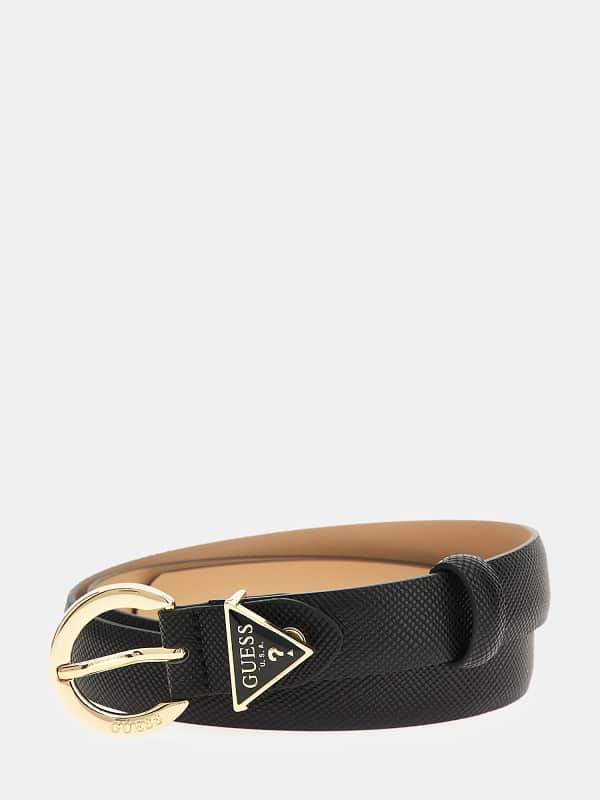 Opasok GUESS Noelle Triangle Logo Belt Čierna | BW9071P4125, 0