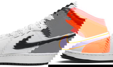 Tenisky a topánky Jordan Air Jordan 1 Mid "White Court Purple Teal" GS Biela | 554725-128, 1