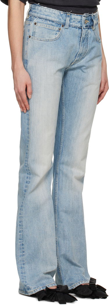 Džínsy Balenciaga Balenciaga Low-Waist Jeans Modrá | 814225TRW59, 4