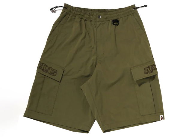 Šortky BAPE Wide Cargo Shorts Zelené | 1J30-153-007, 0