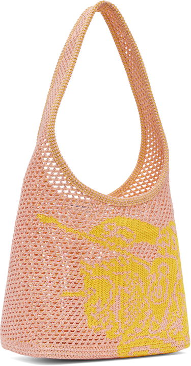 Tote bag Burberry Burberry Small EKD Crochet Tote Ružová | 8106533, 1