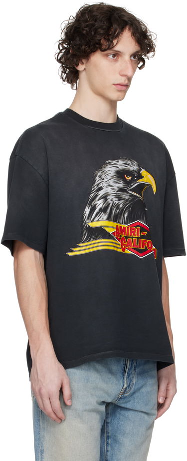 Tričko AMIRI Amiri Eagle Oversized T-Shirt Čierna | AMJYTE1209, 1