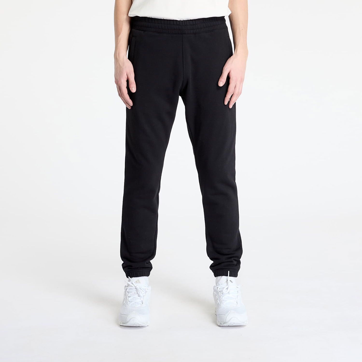 Tepláky adidas Originals adidas Trefoil Essentials French Terry Sweatpants Čierna | JD2422, 0
