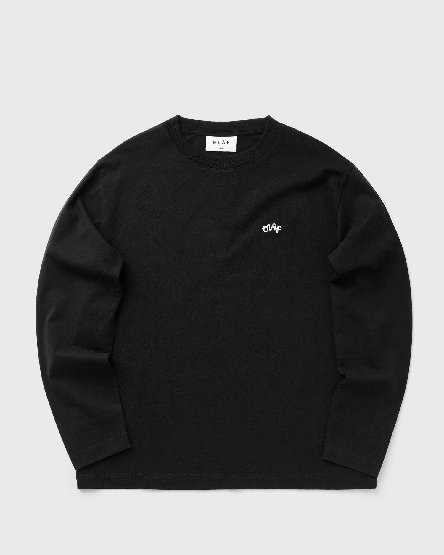 Tričko ØLÅF Olaf Signature Long Sleeve T-Shirt XL Čierna | M190106, 0