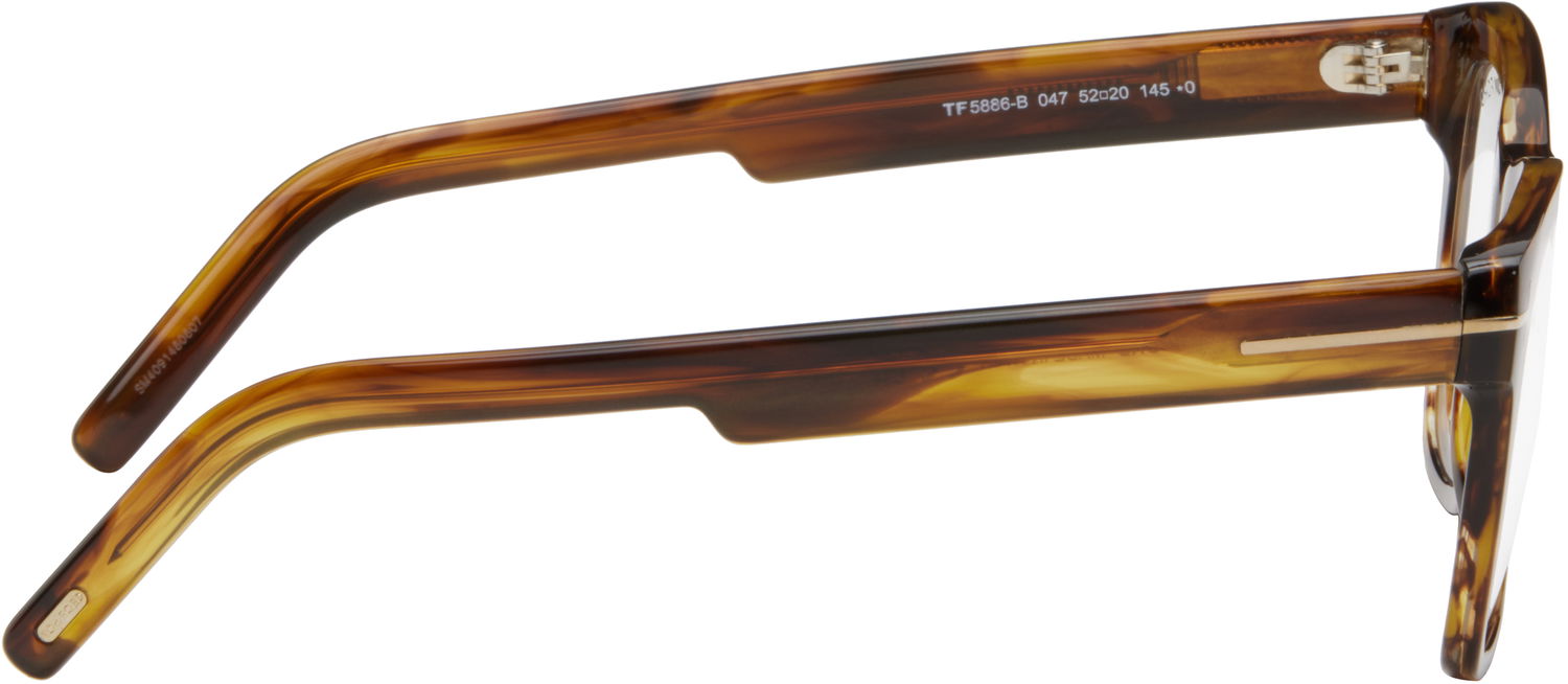 Slnečné okuliare Tom Ford Tom Ford Square Glasses Hnedá | FT5886-B_52047, 1