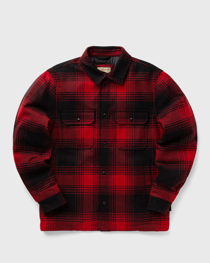 Bunda WOOLRICH ALASKAN WOOL CHECK OVERSHIRT Červená | CFWOOS0159MRUT3046-5329