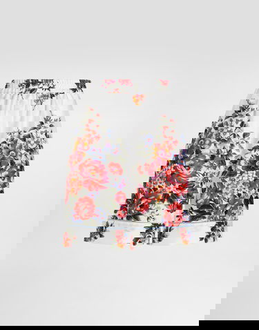 Šortky Dolce & Gabbana Flower Bouquet-print Twill Vanity Bermuda Shorts Rôznofarebný | FTC42TIS11IHA5ZO, 0