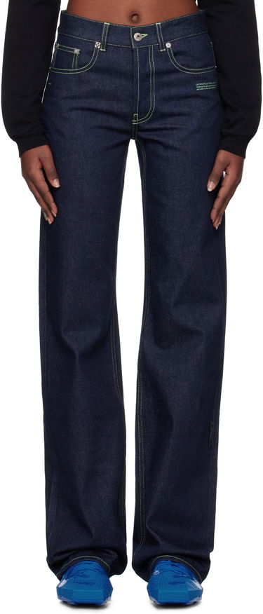 Džínsy Off-White Off-White Susy Jeans Modrá | OWYA069S25DEN0014614, 0