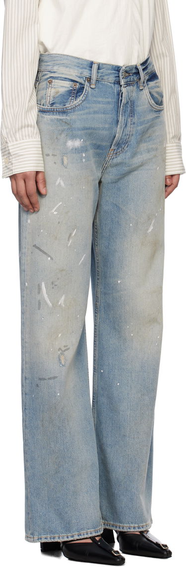 Džínsy Acne Studios Acne Studios Loose Fit Jeans Modrá | A00512-, 1