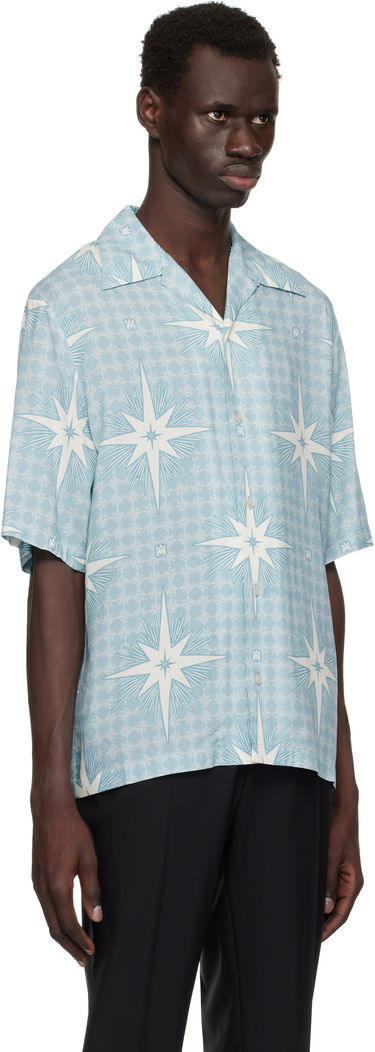 Košeľa AMIRI AMIRI Starburst Camp Shirt Modrá | AMSTCA1101, 1